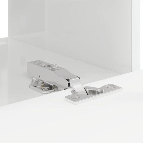 TV стенен шкаф 2 pcs Гланц бяло 60 x 31 x 29,5 см