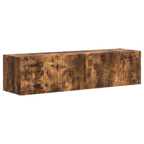 TV стенен шкаф 2 pcs Димян дъб 60 x 31 x 29,5 см