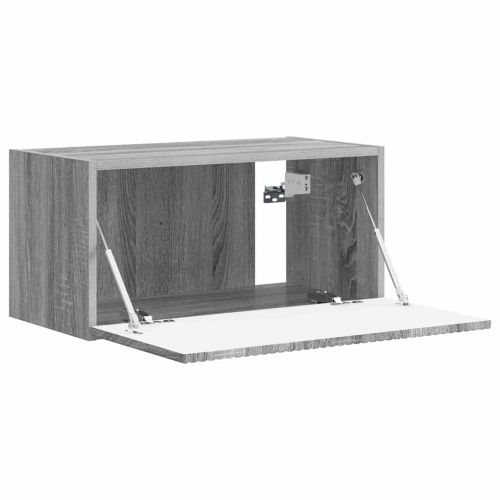 TV стенен шкаф Сив Сонома 60 x 31 x 29,5 см Инженерно дърво