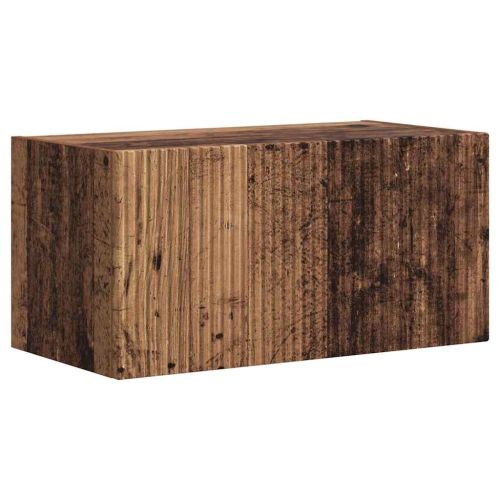 TV стенен шкаф 2 pcs Старо дърво 60 x 31 x 29,5 см