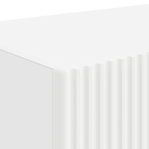 TV стенен шкаф 2 pcs Бяло 78,5 x 31 x 29,5 см Инженерно дърво