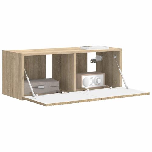 TV стенен шкаф Сонома 78,5 x 31 x 29,5 см Инженерно дърво