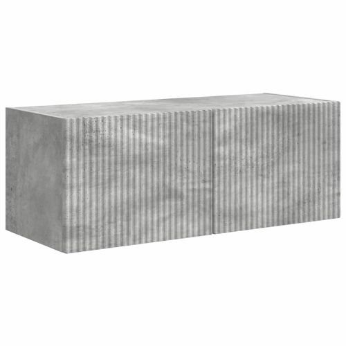 TV стенен шкаф Бетон 78,5 x 31 x 29,5 см Инженерно дърво