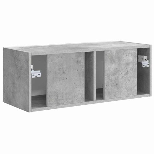 TV стенен шкаф Бетон 78,5 x 31 x 29,5 см Инженерно дърво