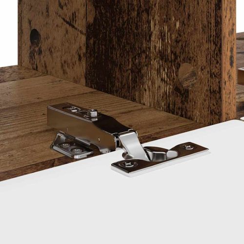 TV стенен шкаф 2 pcs Старо дърво 78,5 x 31 x 29,5 см