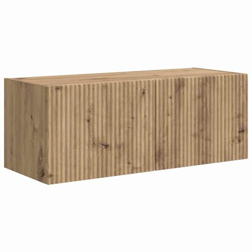 TV стенен шкаф 2 pcs Дъб Артизан 78,5 x 31 x 29,5 см