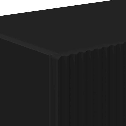 TV стенен шкаф Черно 98 x 31 x 29,5 см Инженерно дърво