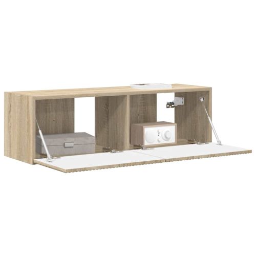 TV стенен шкаф Сонома 98 x 31 x 29,5 см Инженерно дърво