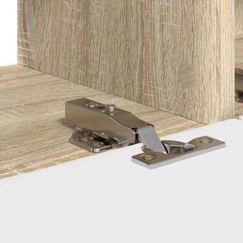 TV стенен шкаф 2 pcs Сонома 98 x 31 x 29,5 см Инженерно дърво