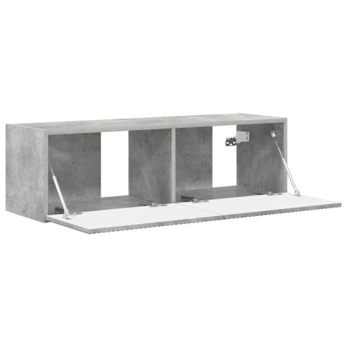 TV стенен шкаф Бетон 98 x 31 x 29,5 см Инженерно дърво