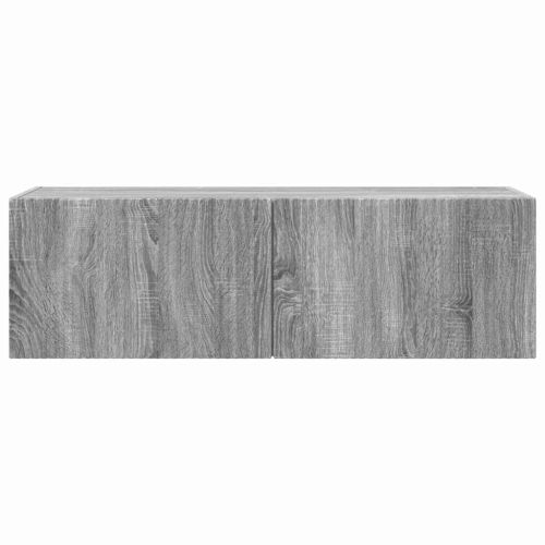 TV стенен шкаф Сив Сонома 98 x 31 x 29,5 см Инженерно дърво