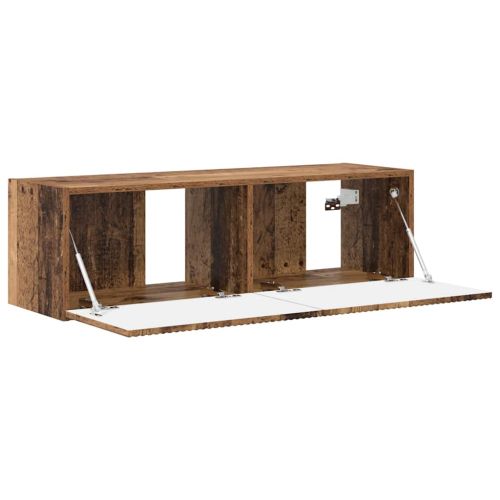 TV стенен шкаф Старо дърво 98 x 31 x 29,5 см Инженерно дърво