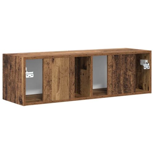 TV стенен шкаф Старо дърво 98 x 31 x 29,5 см Инженерно дърво