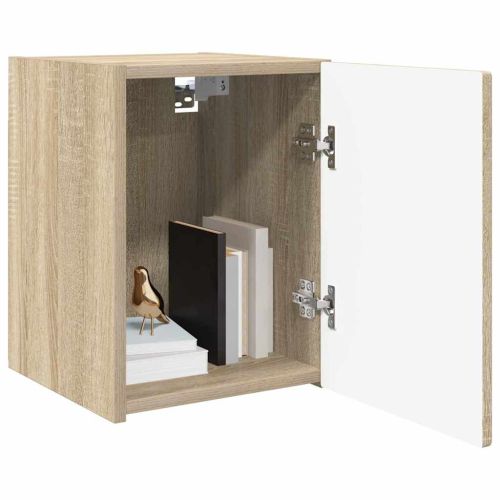 TV стенен шкаф 2 pcs Сонома 30 x 31 x 40 см Инженерно дърво