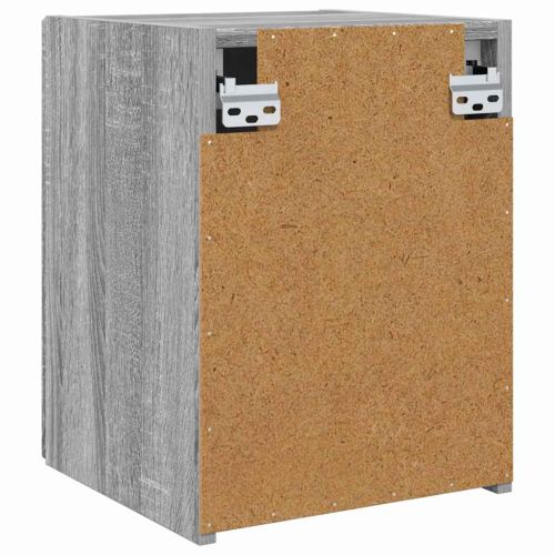 TV стенен шкаф 2 pcs Сив Сонома 30 x 31 x 40 см Инженерно дърво