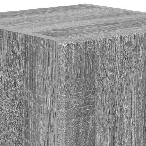 TV стенен шкаф 2 pcs Сив Сонома 30 x 31 x 40 см Инженерно дърво