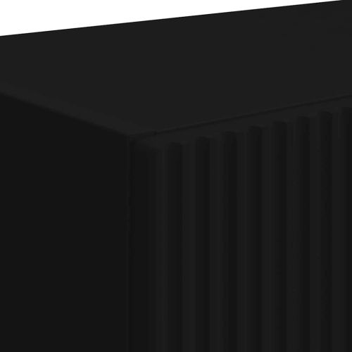 TV стенен шкаф Черно 59,5 x 31 x 40 см Инженерно дърво