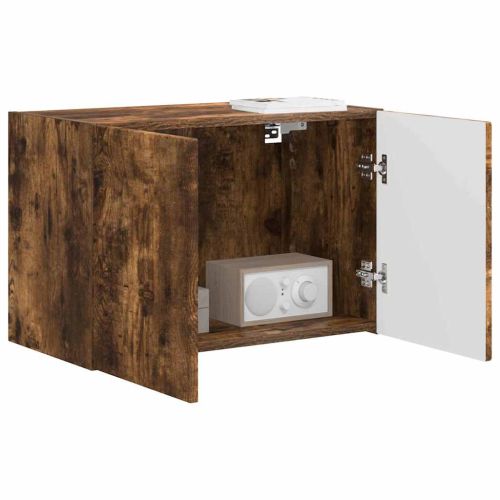 TV стенен шкаф Димян дъб 59,5 x 31 x 40 см Инженерно дърво