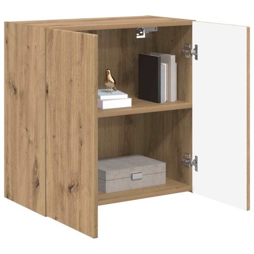 TV стенен шкаф Дъб 59,5 x 31 x 60 см Инженерно дърво