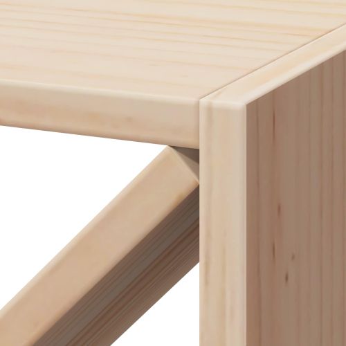 Винен рафт 4 pcs Естествен 62 x 25 x 62 cm Солидно борово дърво