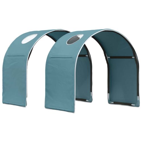 Леглов тунел 2 pcs Светло синьо 211 x 52,5 x 2 см Полиестер