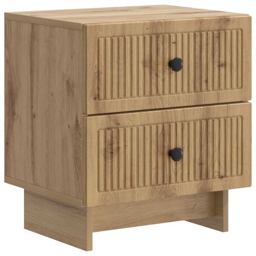 Нощен шкаф с чекмедже 2 pcs Дъб артизан 43 x 34,5 x 47,5 см