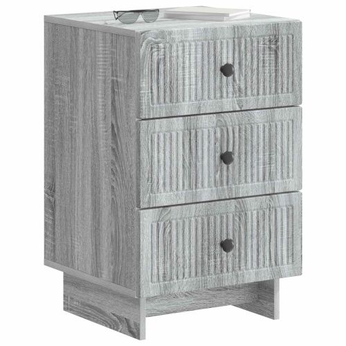 Нощен шкаф Сива сонома 43 x 41 x 66,5 см Инженерна дървесина