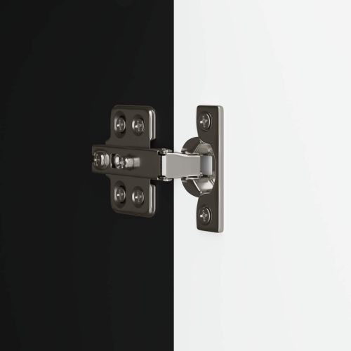 Служебен шкаф Черно 66 x 34,5 x 90 см Инженерна дървесина