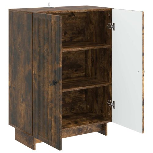 Служебен шкаф Опушен дъб 66 x 34,5 x 90 см Инженерна дървесина