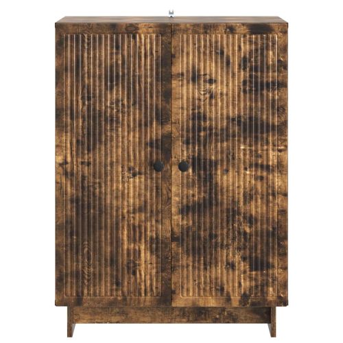 Служебен шкаф Опушен дъб 66 x 34,5 x 90 см Инженерна дървесина