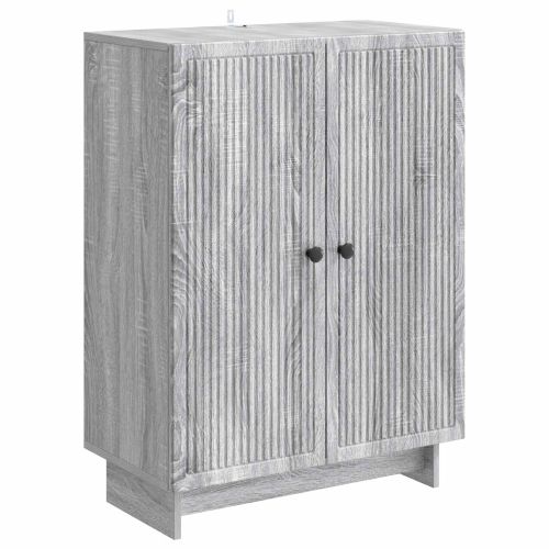 Служебен шкаф Сива сонома 66 x 34,5 x 90 см Инженерна дървесина