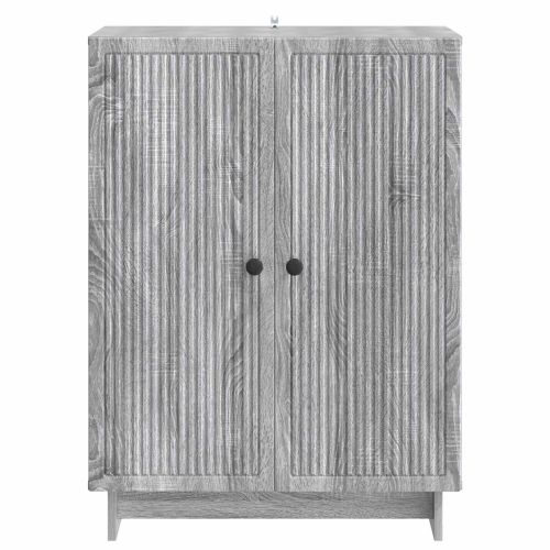 Служебен шкаф Сива сонома 66 x 34,5 x 90 см Инженерна дървесина