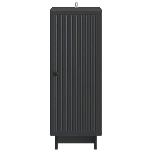 За шкафове Черен 33 x 34,5 x 90 см Инженерен дървен материал