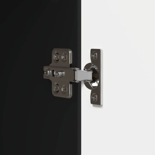 За шкафове Черен 33 x 34,5 x 90 см Инженерен дървен материал