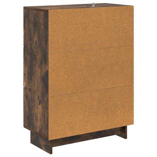 Чекмеджетен шкаф Опушен дъб 66 x 34,5 x 90 см