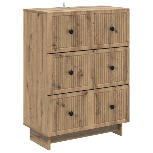 Чекмеджетен шкаф Дъб артизан 66 x 34,5 x 90 см