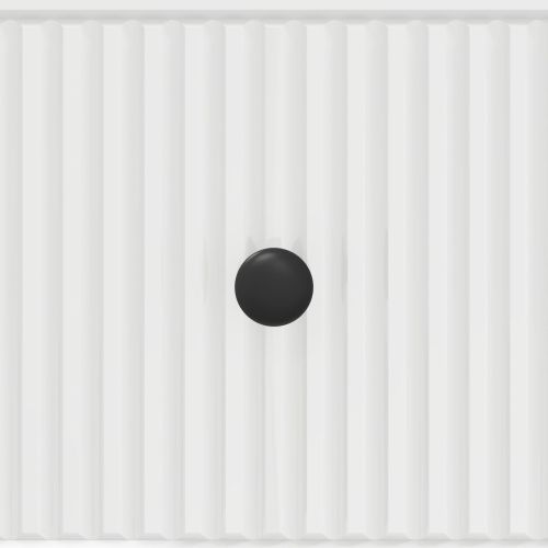 Чекмеджетен шкаф Бял гланц 33 x 34,5 x 90 см