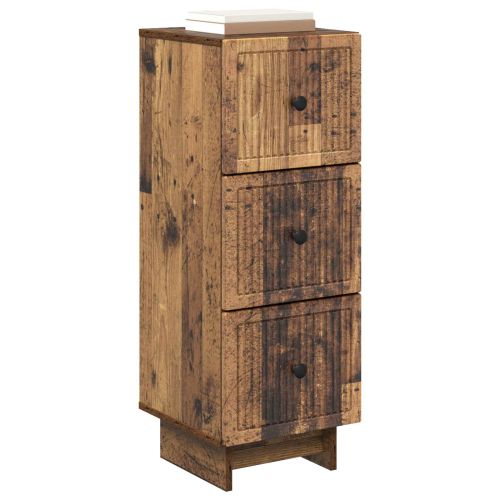 Чекмеджетен шкаф Старо дърво 33 x 34,5 x 90 см