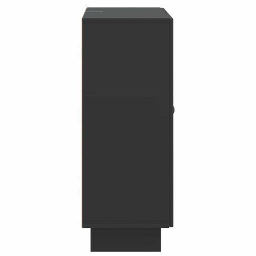 Служебен шкаф Черно 66 x 34,5 x 90 см Инженерна дървесина