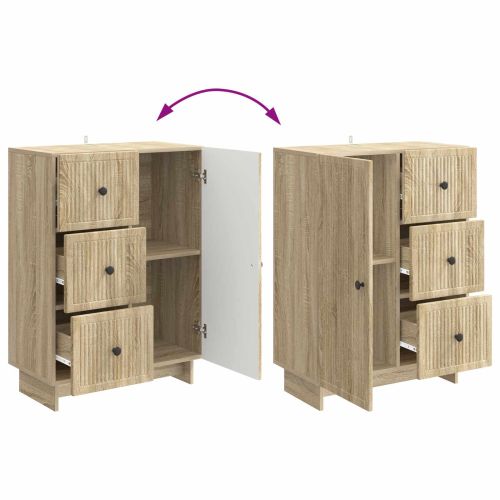 Служебен шкаф Дъб сонома 66 x 34,5 x 90 см Инженерна дървесина