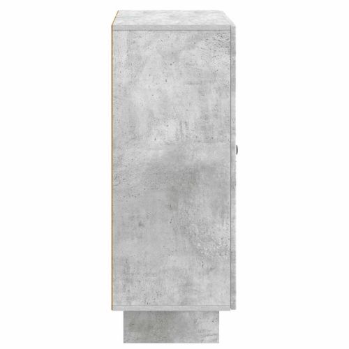 Служебен шкаф с чекмедже Бетонно сиво 66 x 34,5 x 90 см