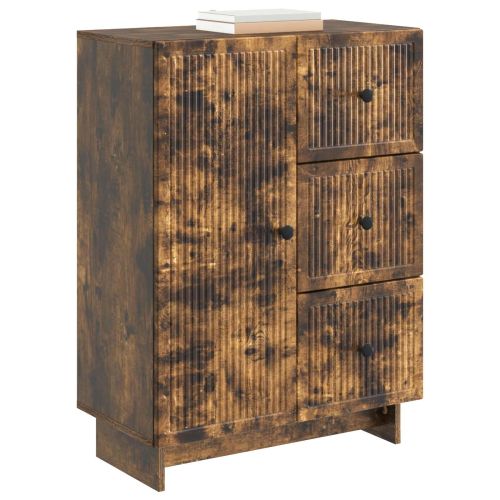 Служебен шкаф Опушен дъб 66 x 34,5 x 90 см Инженерна дървесина