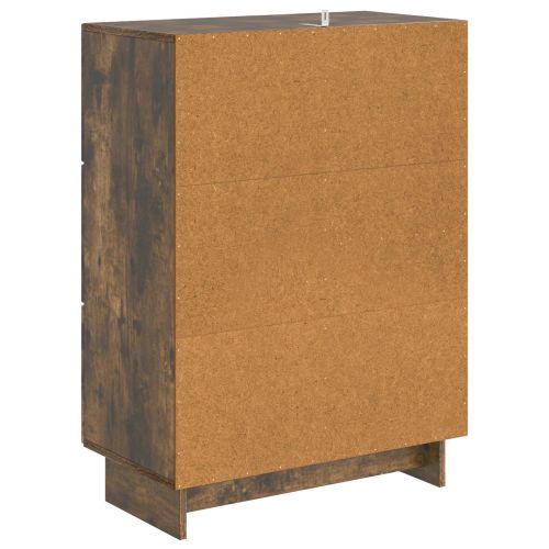 Служебен шкаф Опушен дъб 66 x 34,5 x 90 см Инженерна дървесина