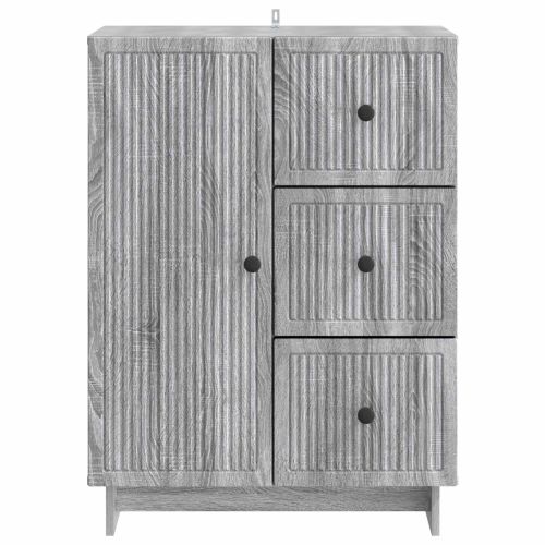 Служебен шкаф Сива сонома 66 x 34,5 x 90 см Инженерна дървесина