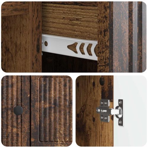 Служебен шкаф Старо дърво 66 x 34,5 x 90 см Инженерна дървесина