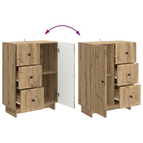 Служебен шкаф Дъб артизан 66 x 34,5 x 90 см Инженерна дървесина