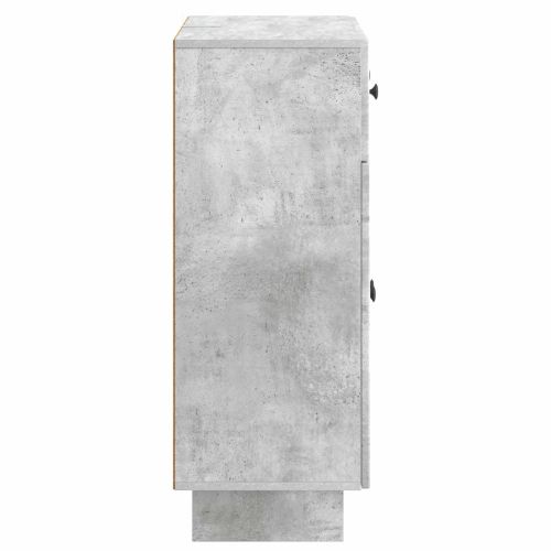 Служебен шкаф с чекмедже Бетонно сиво 66 x 34,5 x 90 см