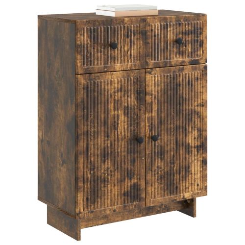 Служебен шкаф Опушен дъб 66 x 34,5 x 90 см Инженерна дървесина