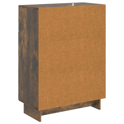 Служебен шкаф Опушен дъб 66 x 34,5 x 90 см Инженерна дървесина