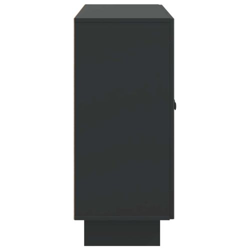 Служебен шкаф Черно 89 x 34,5 x 80 см Инженерна дървесина